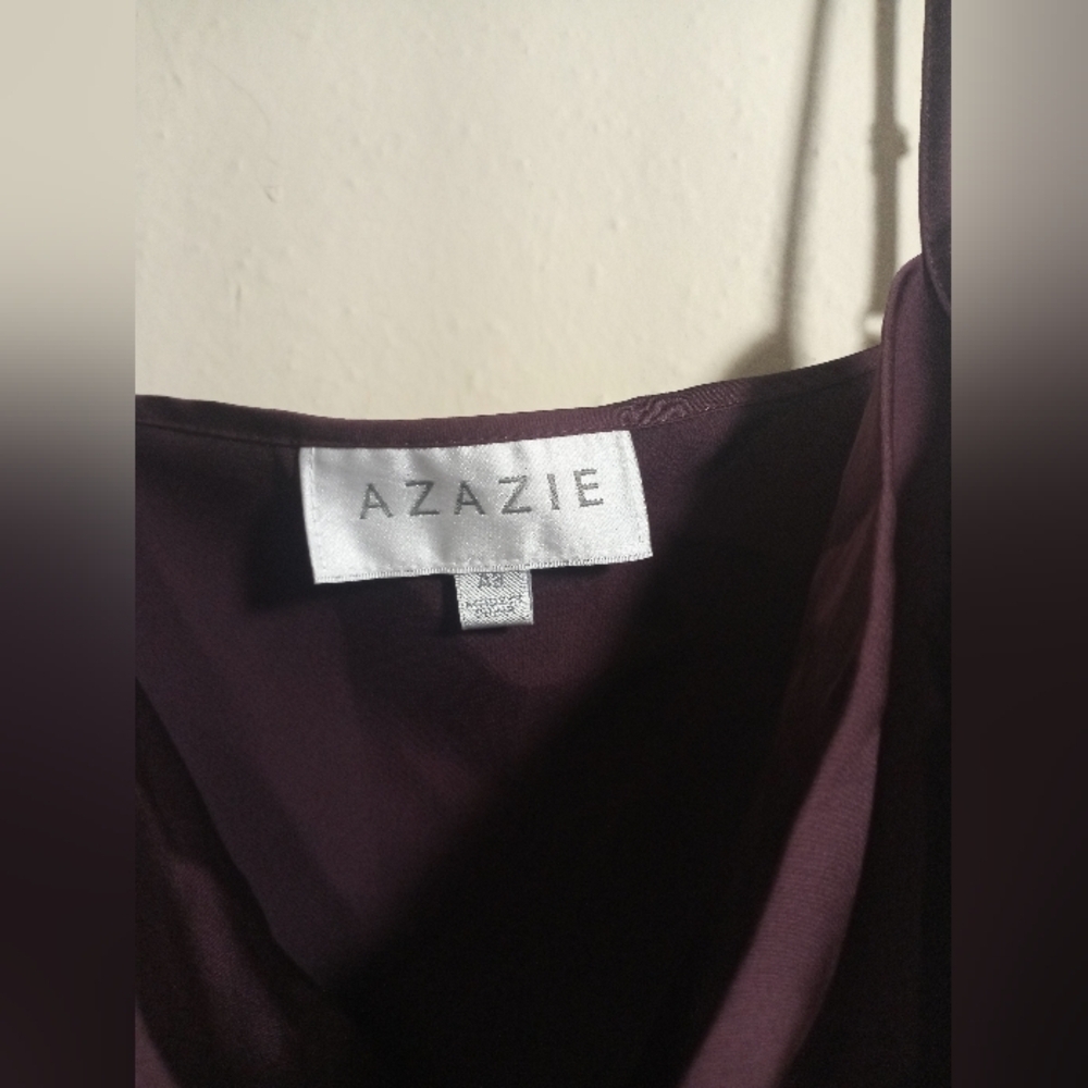 Azazie Purple Sleeveless Camisole Top - Picture 6 of 9